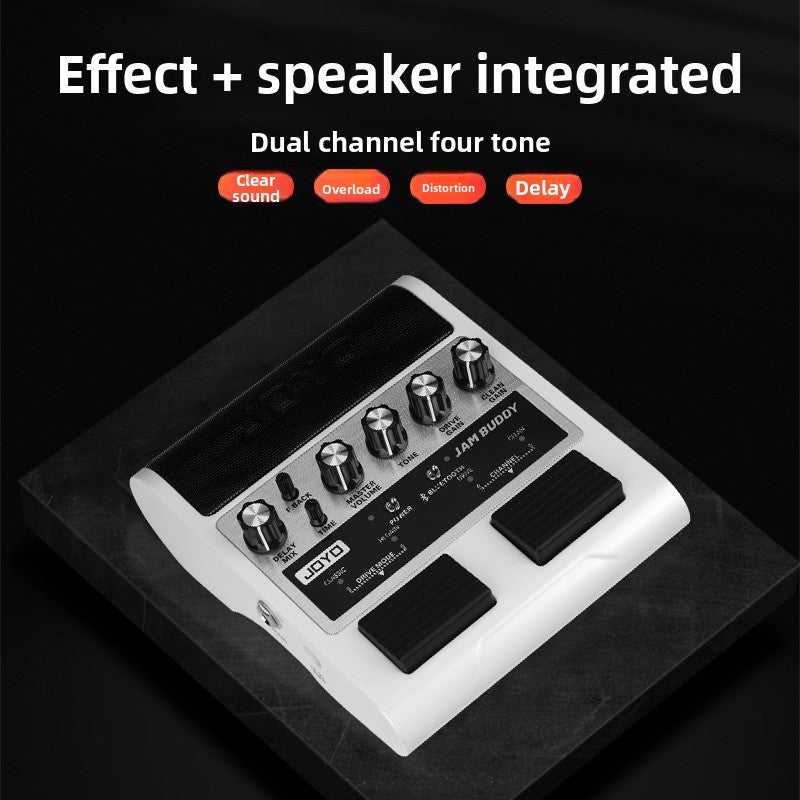 Joyo Dual Channel Pedal Guitar Effects Speaker JamBuddy Portable Rechargeable Bluetooth Audio