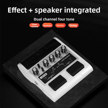 Joyo Dual Channel Pedal Guitar Effects Speaker JamBuddy Portable Rechargeable Bluetooth Audio